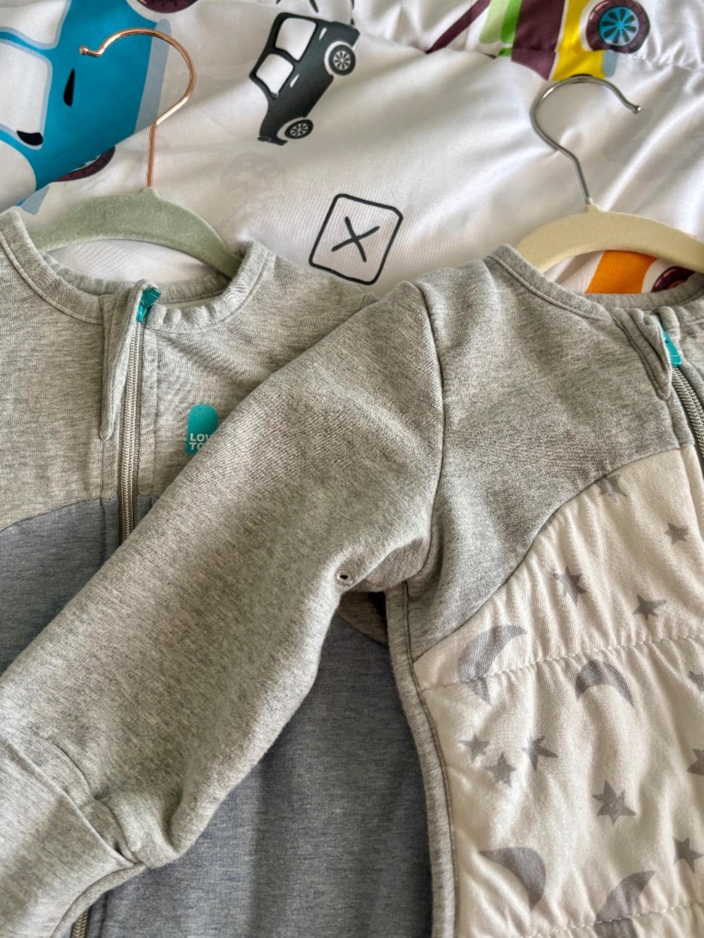 Two 6-12 Month Love to Dream Sleep Suits (1 & 2.5 TOG)